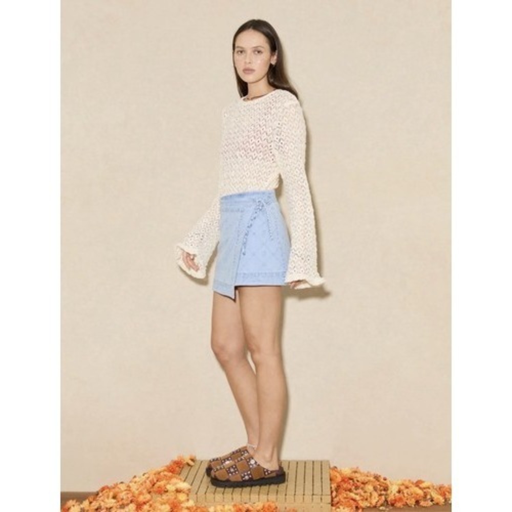 BOTEH Women's Dylan Wrap Mini Skirt Size 1 Retail $283